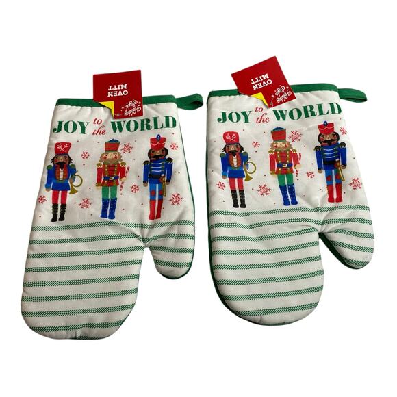 Holiday Style Christmas Nutcracker Spoon Rest and 2 Pot Holders NWT Home Decor - Picture 7 of 15